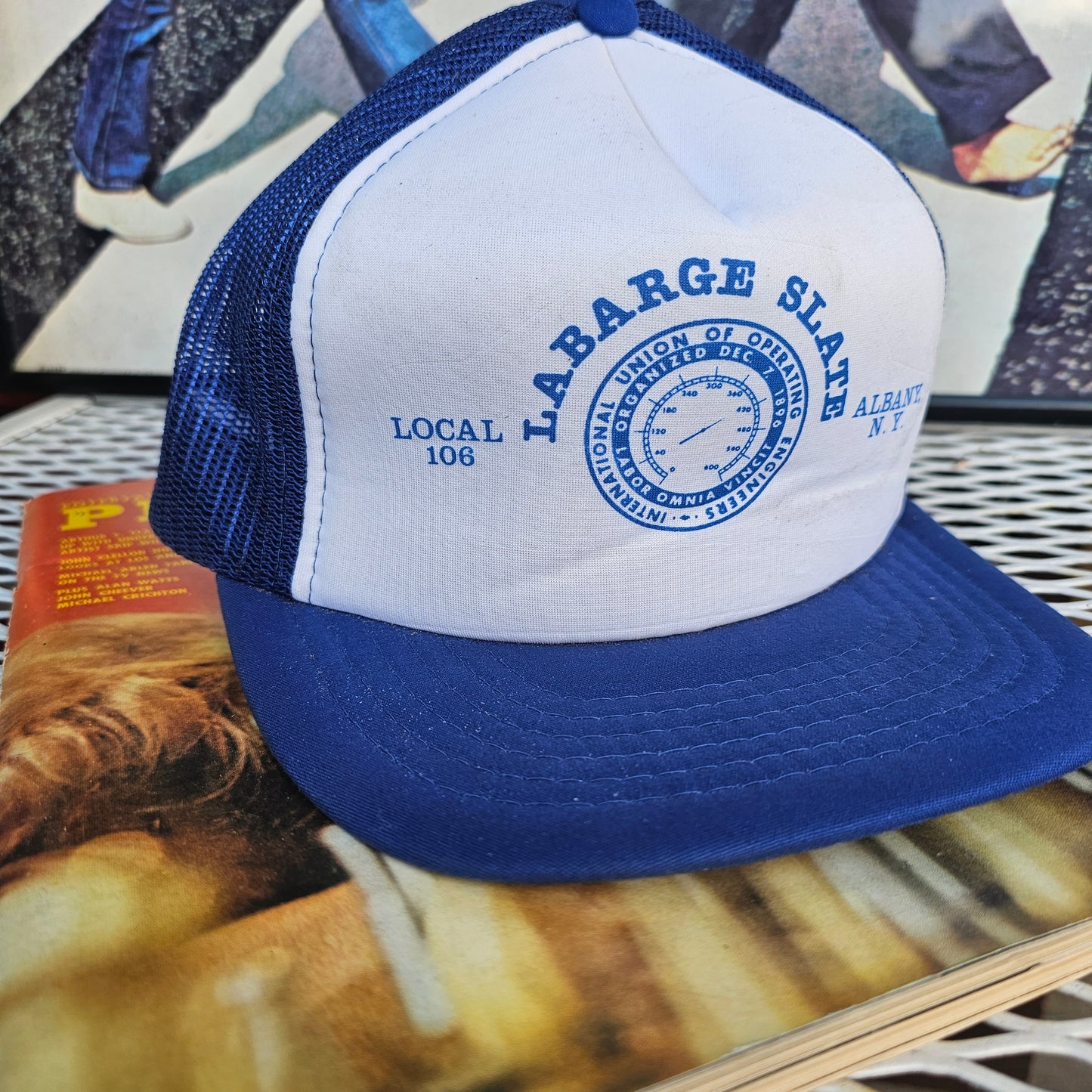 Vintage Labarge Slate Trucker Hat