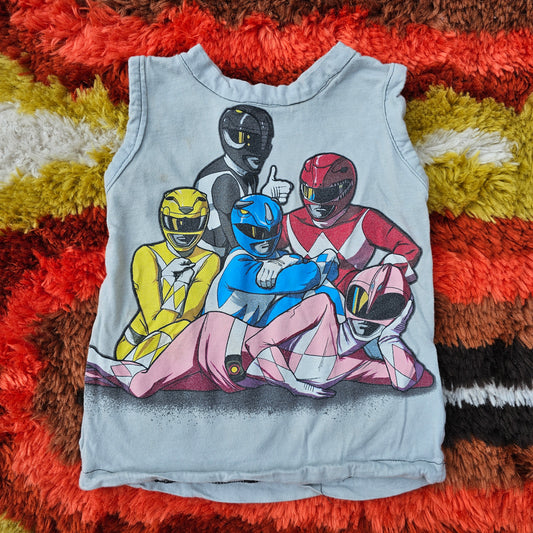 Power Rangers 3T Tank - Adult Tee Rework