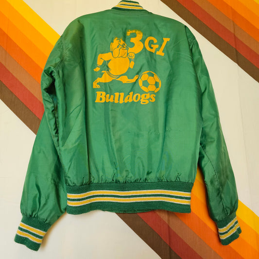 60s Dennis the Bull Dog Varsity Jacket