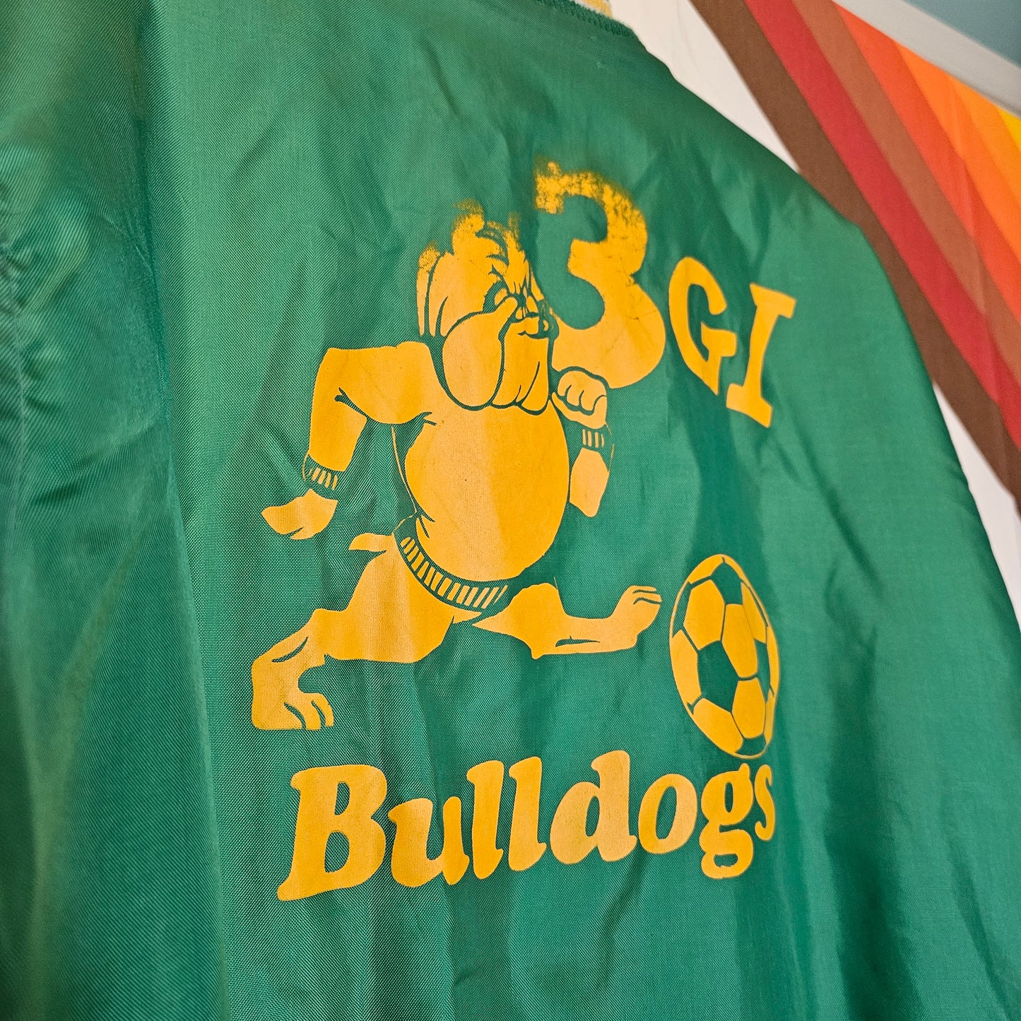 60s Dennis the Bull Dog Varsity Jacket