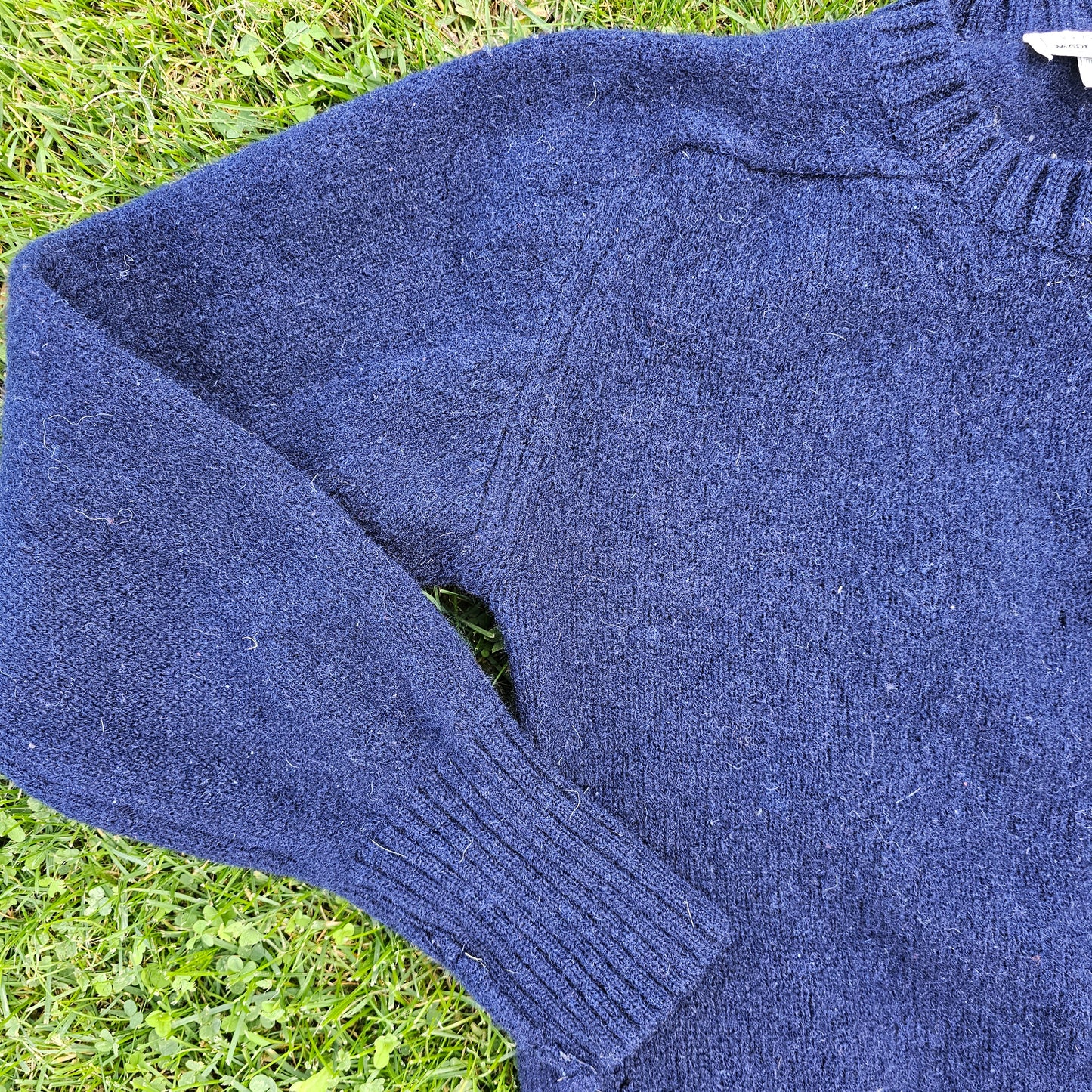 80s L.L.Bean Navy Blue Sweater