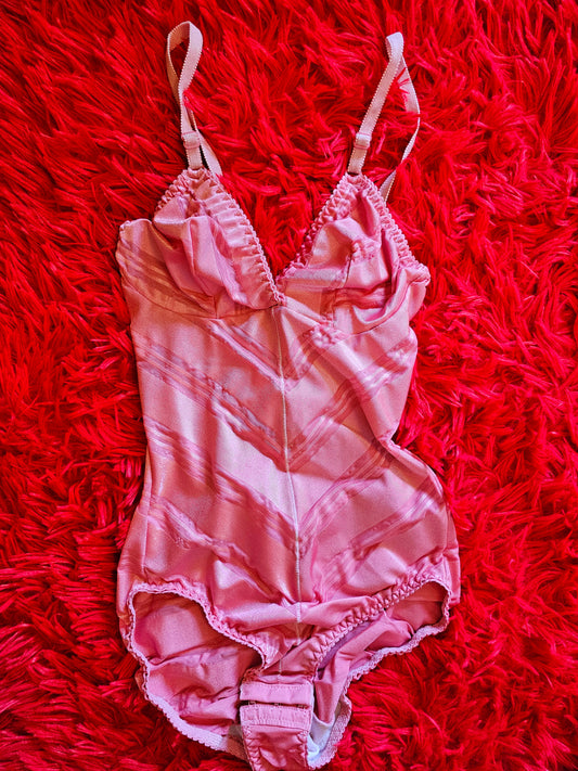 70s Pink Body Suit (S)