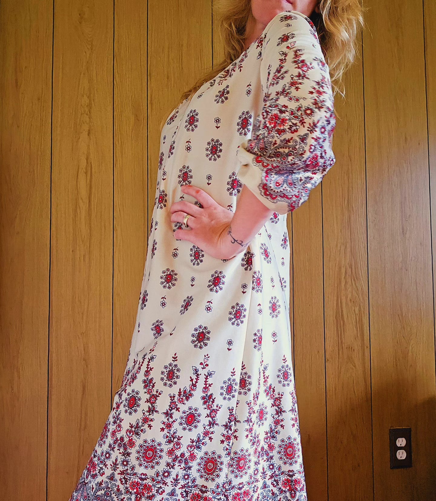 60s/70s Amy Adams dress (M)