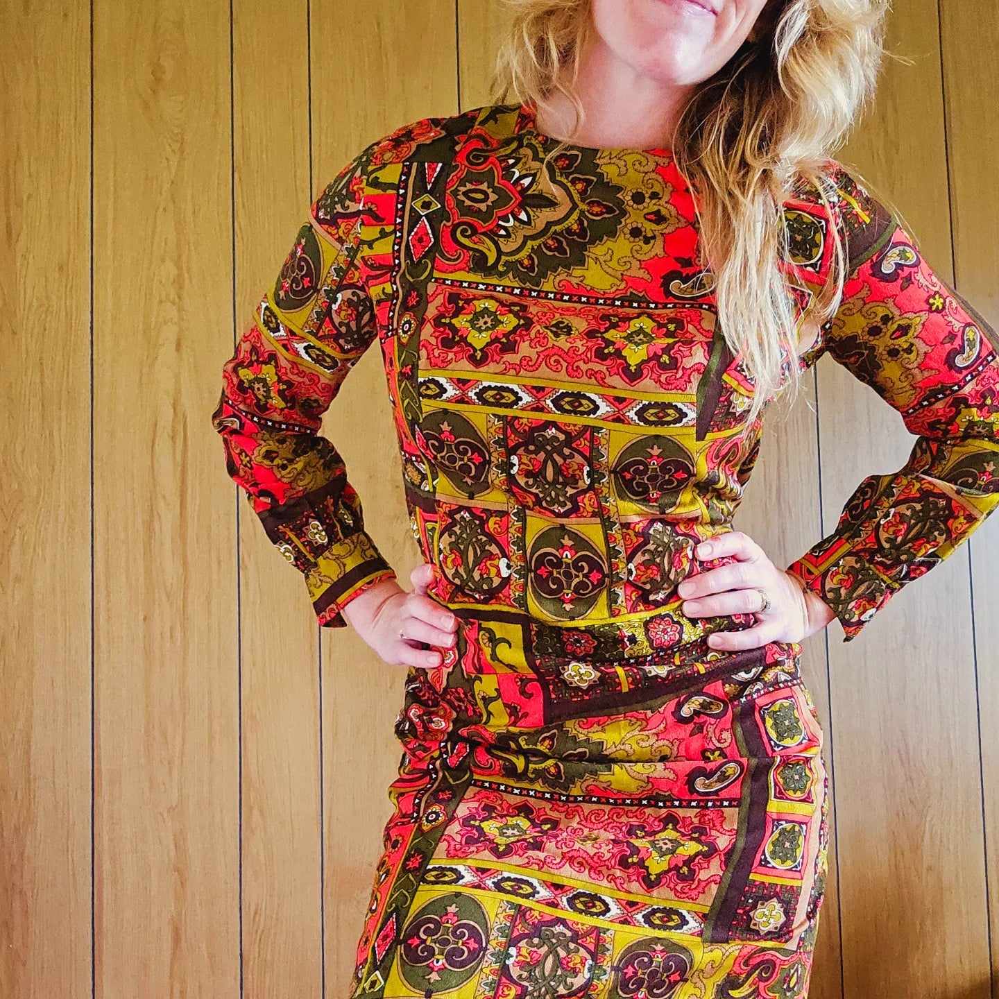 60s Holiday Dress (S/M)