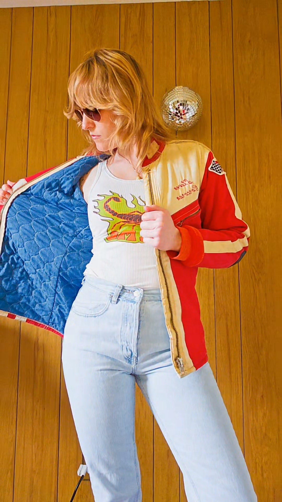 70s/80s Racing Jacket (S/M)