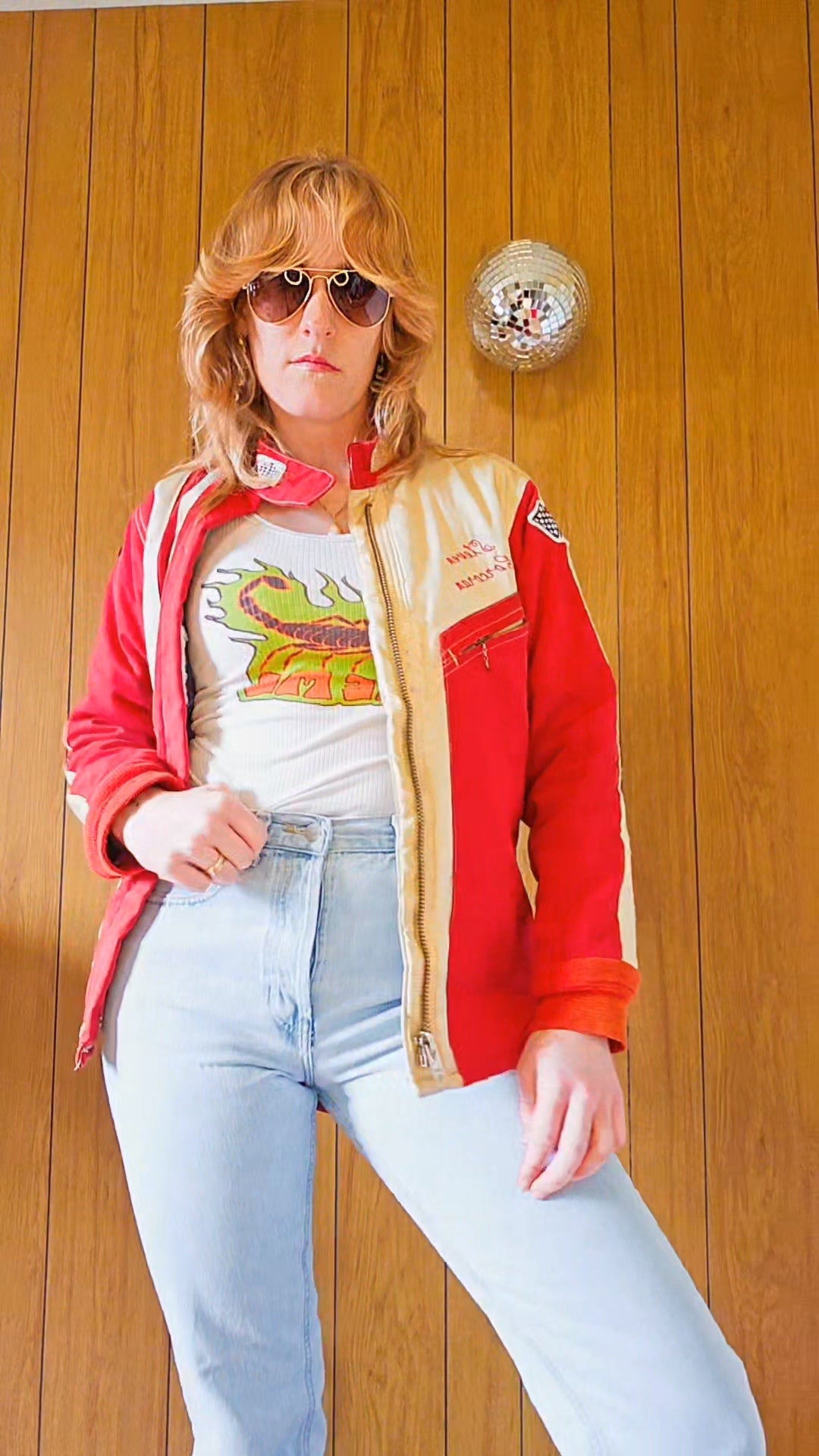 70s/80s Racing Jacket (S/M)