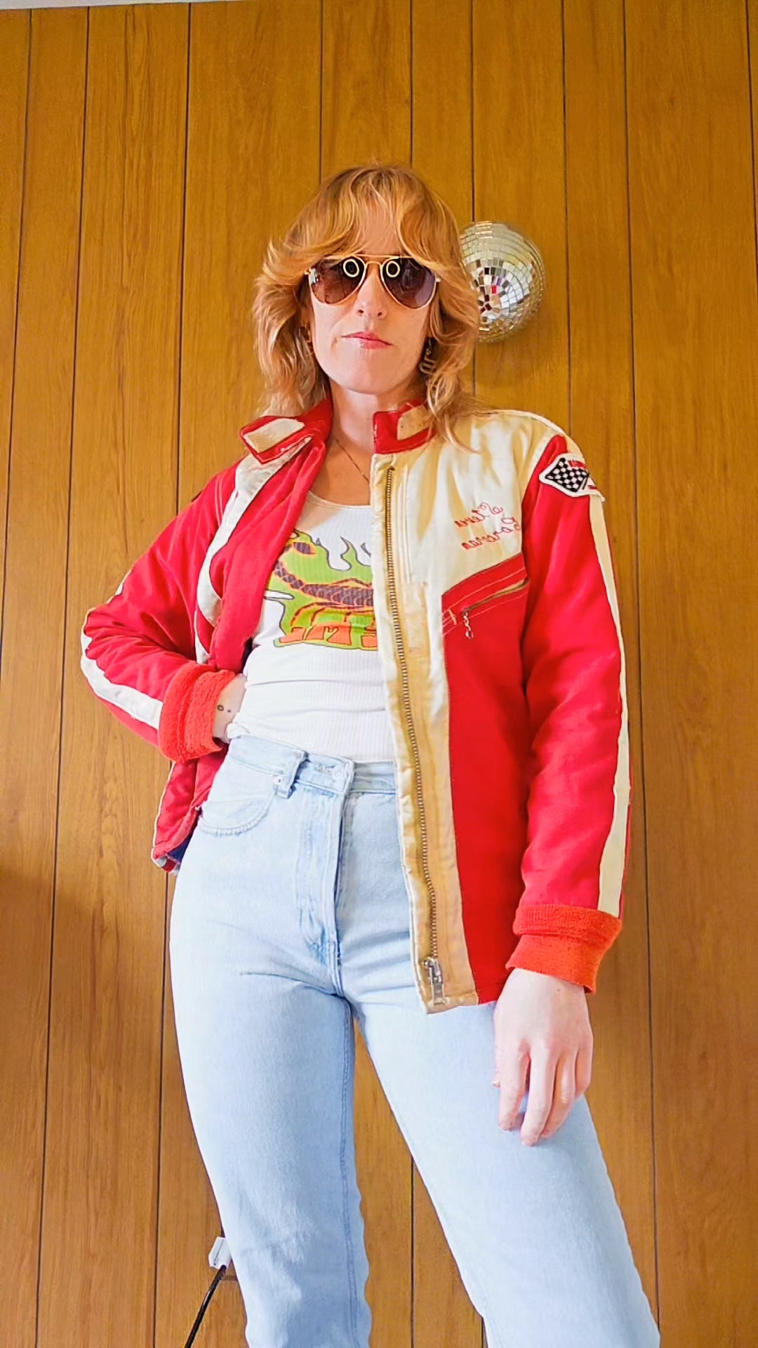 70s/80s Racing Jacket (S/M)