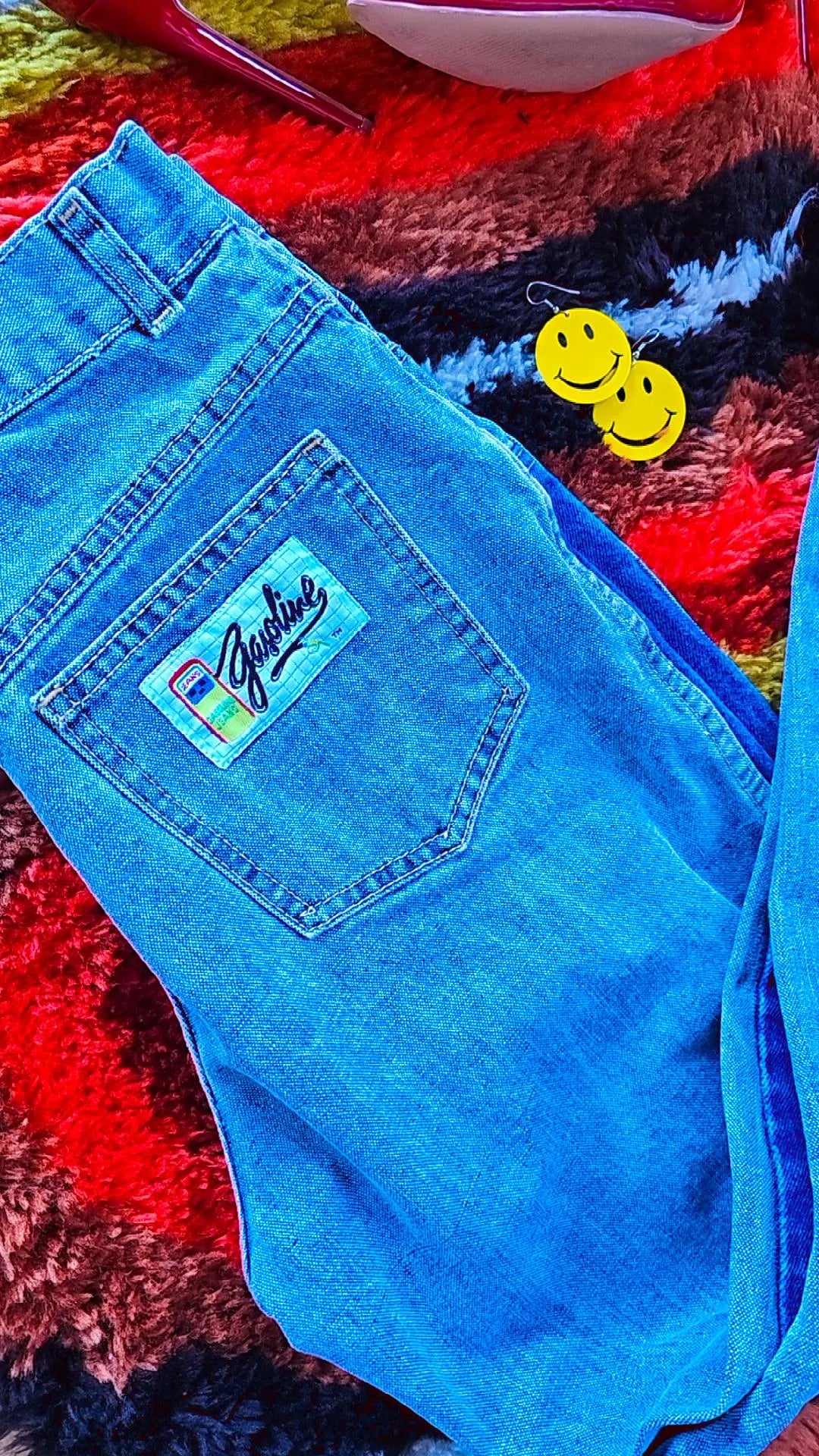 80s Gasoline Two Tone Jeans