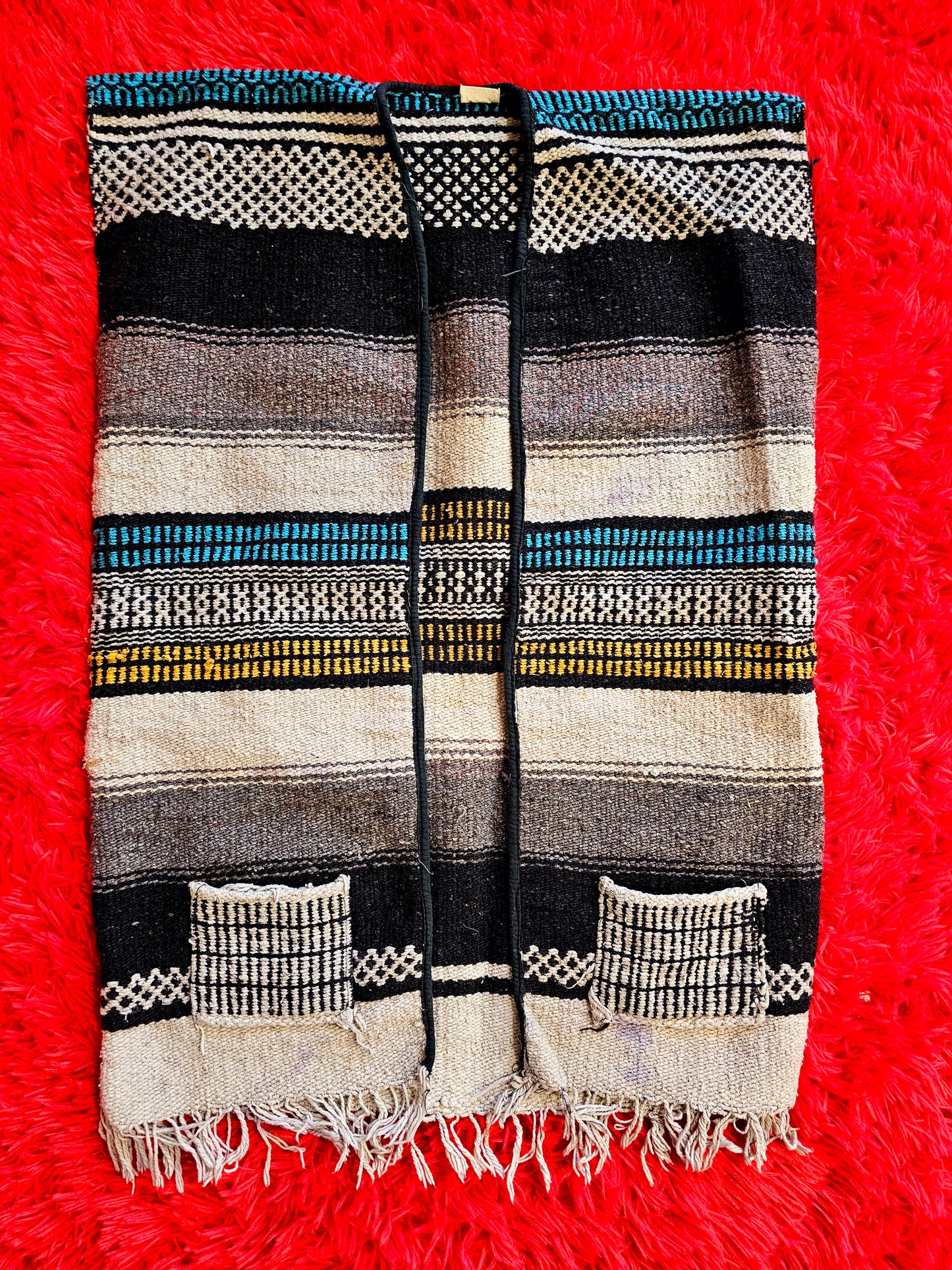 60s Serape Blanket Vest (OS)