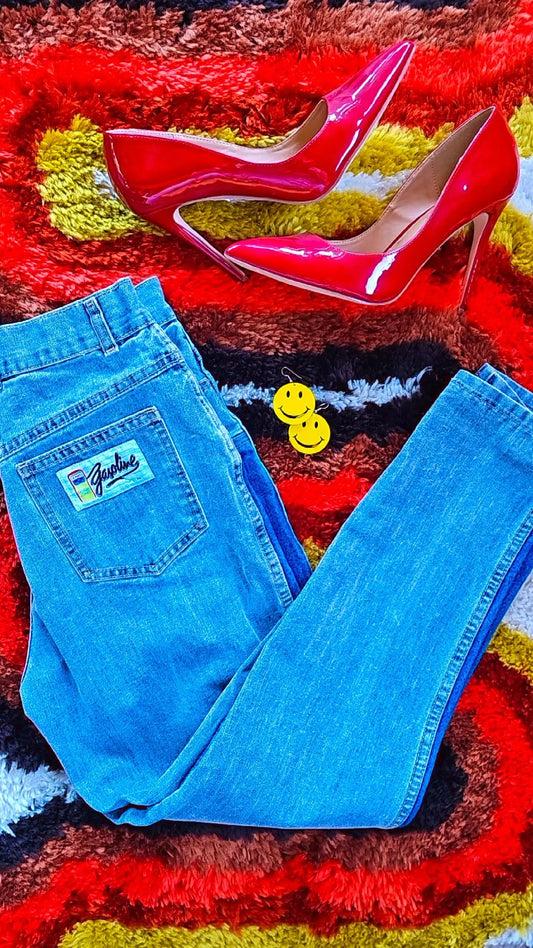 80s Gasoline Two Tone Jeans