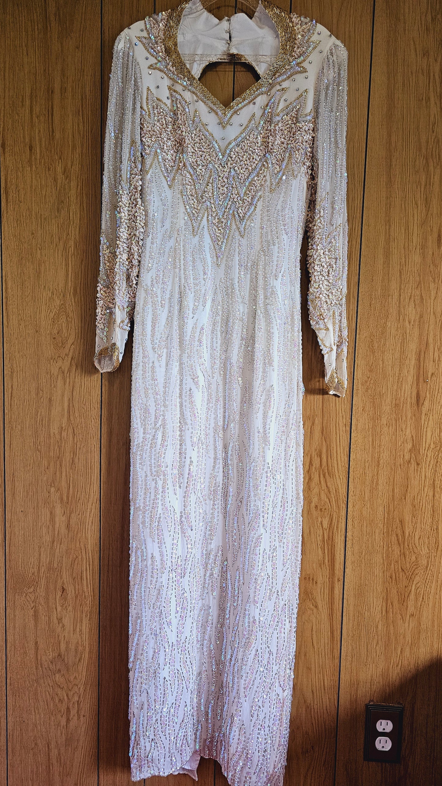 Late 80s/Early 90s Landa Beaded Dress (M)