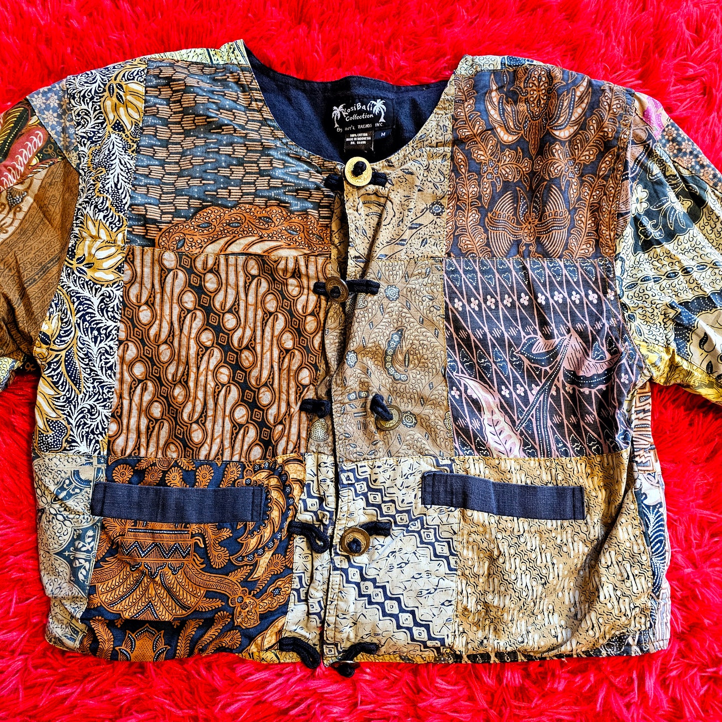 80s/90s Kosi Bali Cropped Boxy Blazer (M)