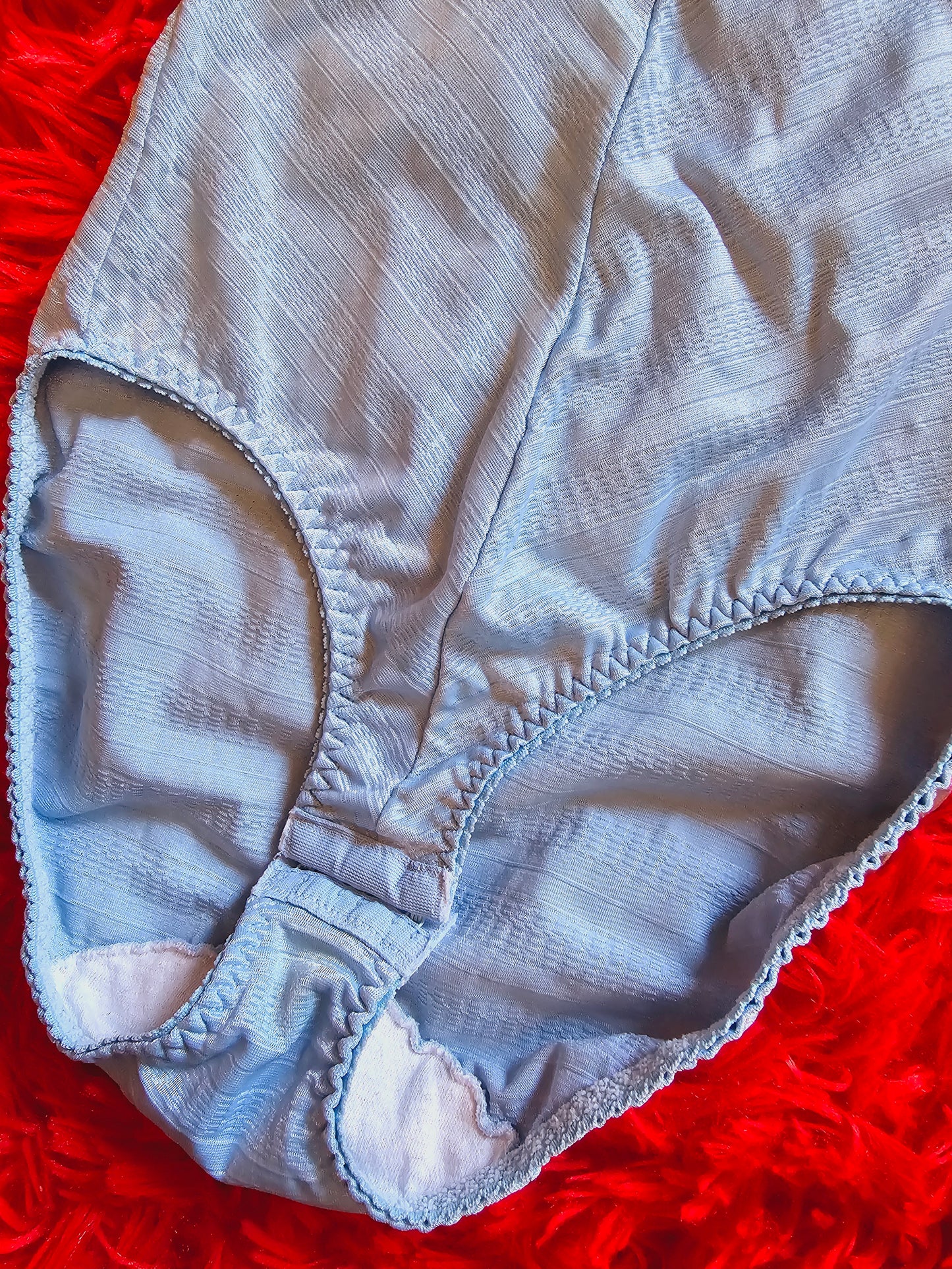 70s Baby Blue Bodysuit (S)