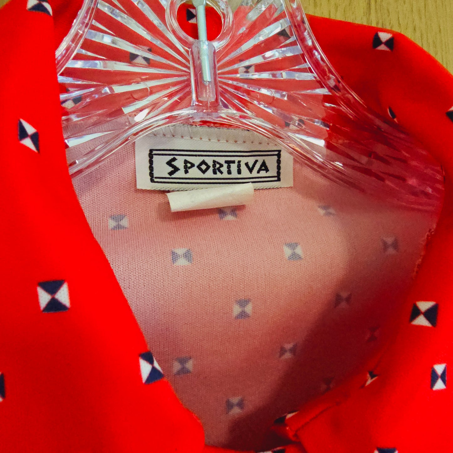 70s Sportiva Top with Removable Ruffle Front (S/M)