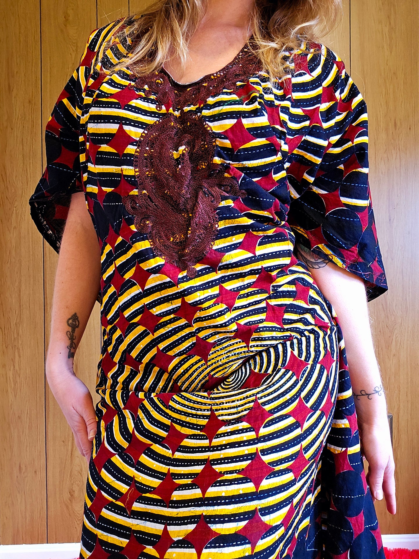 60s/70s Kaftan Dress (S/M)