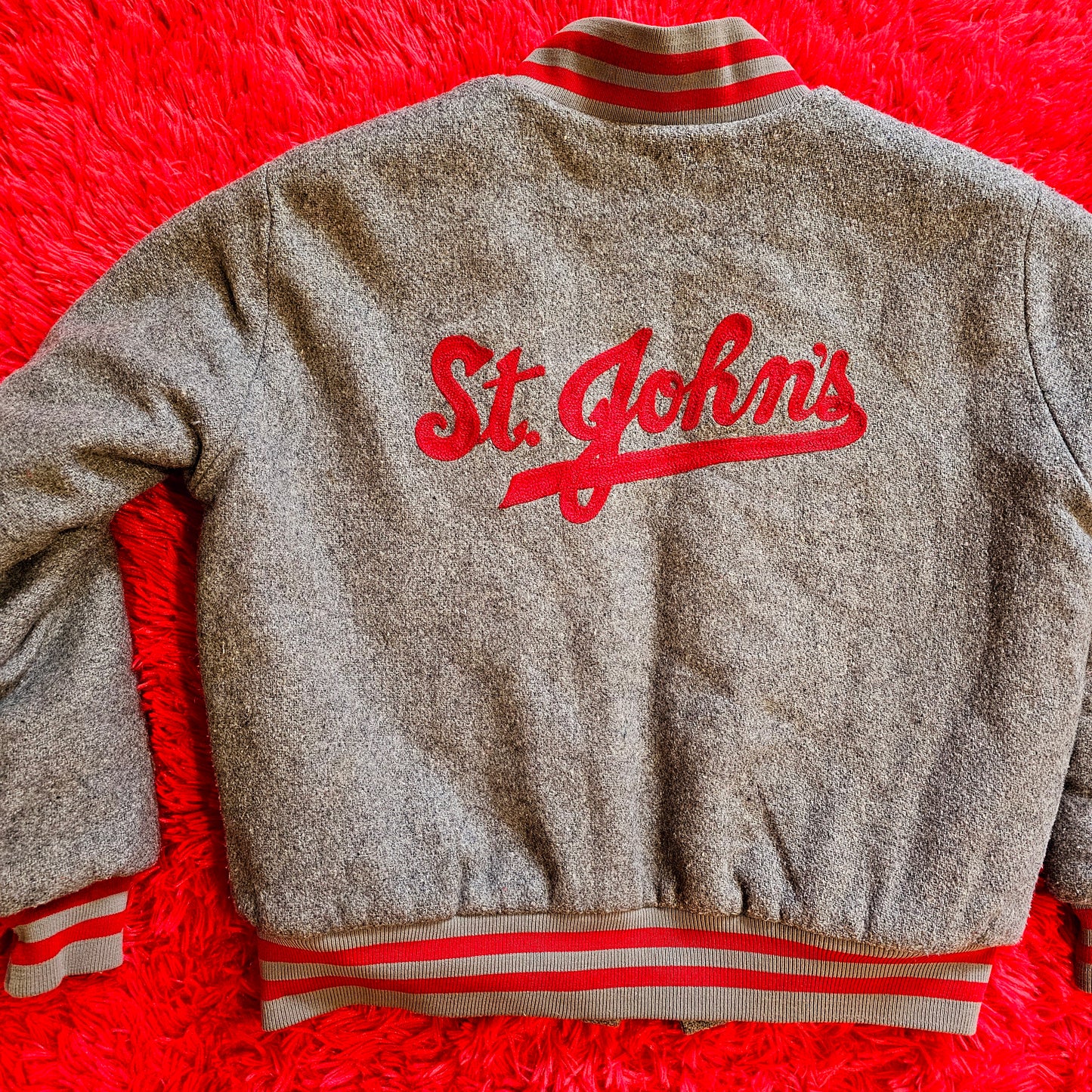 Vintage St. John's College Varsity Jacket (Mens M)