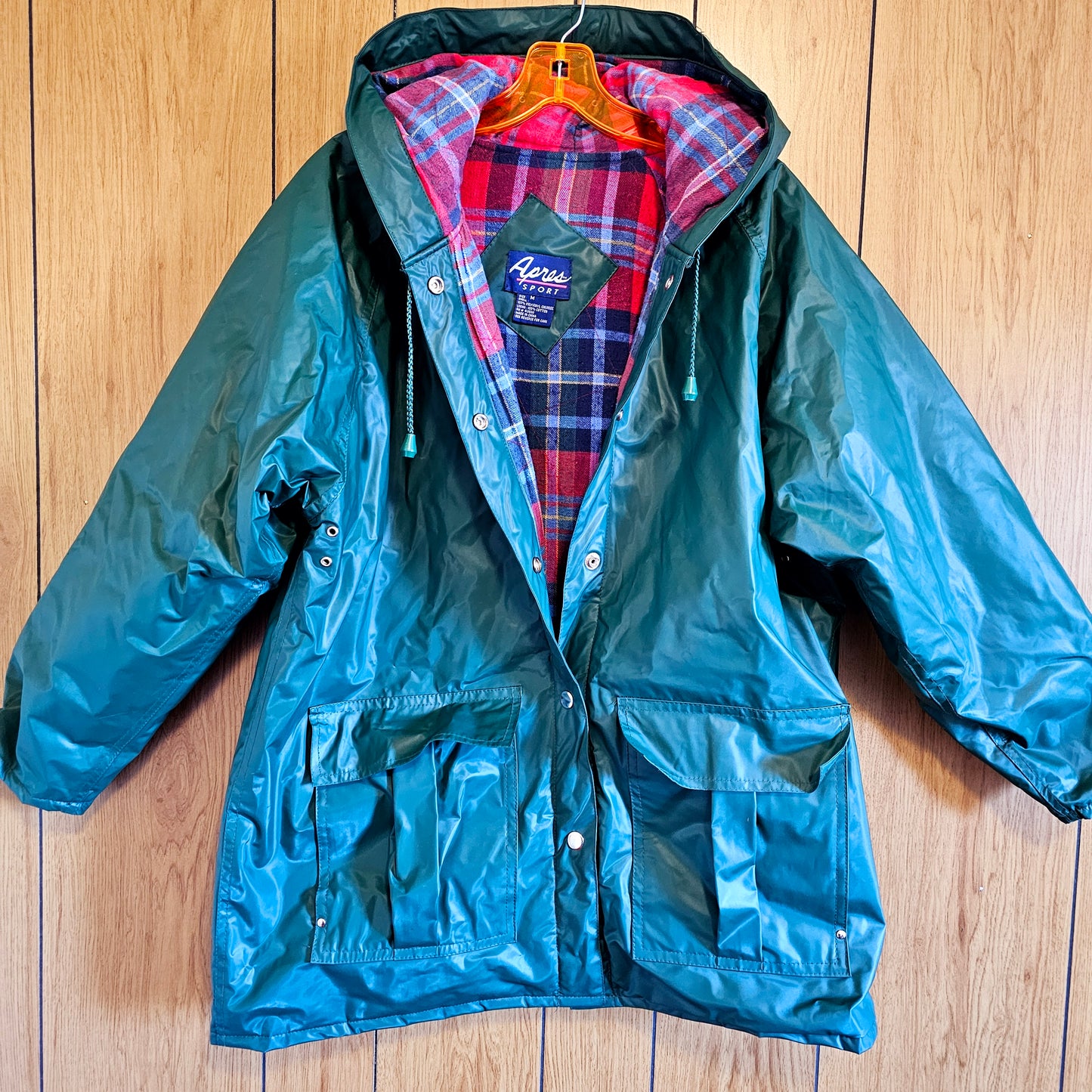 80s Apres Sport Lined Raincoat (L)