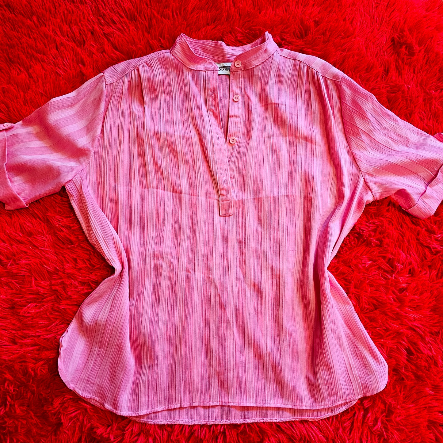 70s Pink Montgomery Ward Top (L/XL)