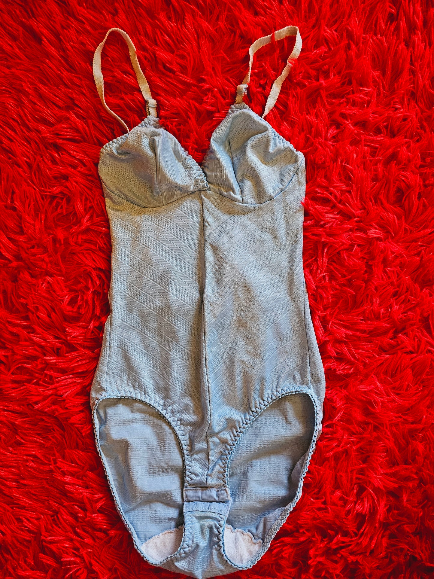 70s Baby Blue Bodysuit (S)