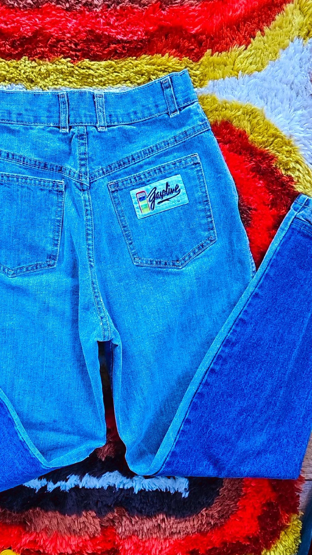 80s Gasoline Two Tone Jeans