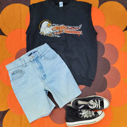 80s/90s Reworked Vintage Cutoff Jean Shorts