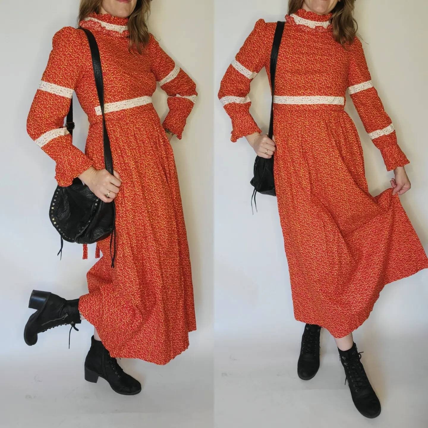 Vintage Gunne Sax inspired handmade dress